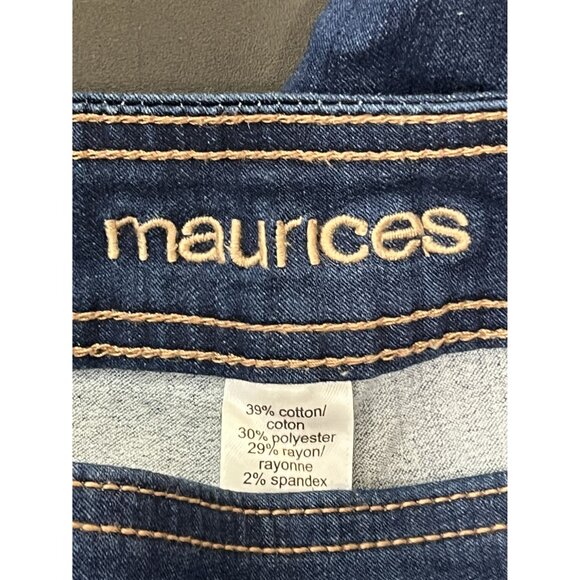 Maurices Women's‎ Denim Sailor Button Pants, Size 18 - Picture 5 of 7